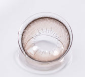 LensVery Shu Shu Brown colored contact lens, 13.6mm graphic diameter, Monthly wear