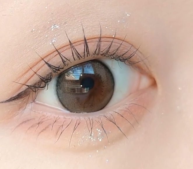 LensVery ShuShu 1Day Brown (10p) colored contact lens, 13.6mm graphic diameter, Daily wear