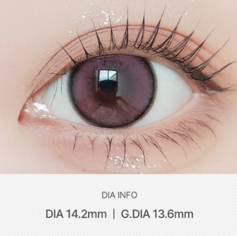 LensVery ShuShu 1Day Pink (10p) colored contact lens, 13.6mm graphic diameter, Daily wear
