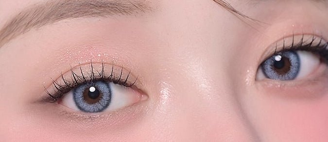LensVery Silhouette Blue Gray (10p) colored contact lens, 13.3mm graphic diameter, Daily wear
