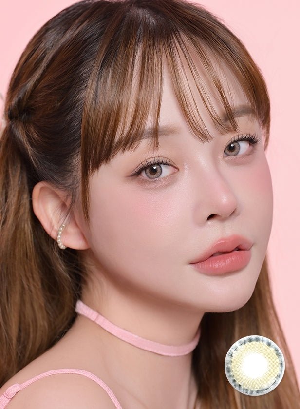 LensVery Silhouette Cream Beige Brown (10p)