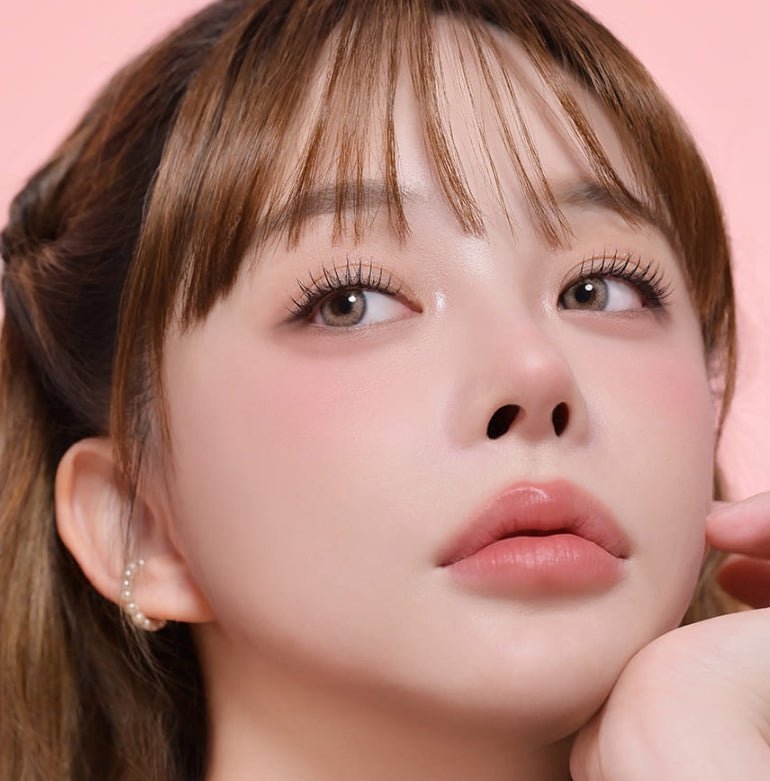 LensVery Silhouette Cream Beige Brown (10p) colored contact lens, 13.3mm graphic diameter, Daily wear