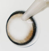 LensVery Silhouette3 Beige Brown colored contact lens, 13.5mm graphic diameter, Monthly wear