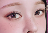 LensVery Silhouette3 Hot Choco colored contact lens, 13.5mm graphic diameter, Monthly wear