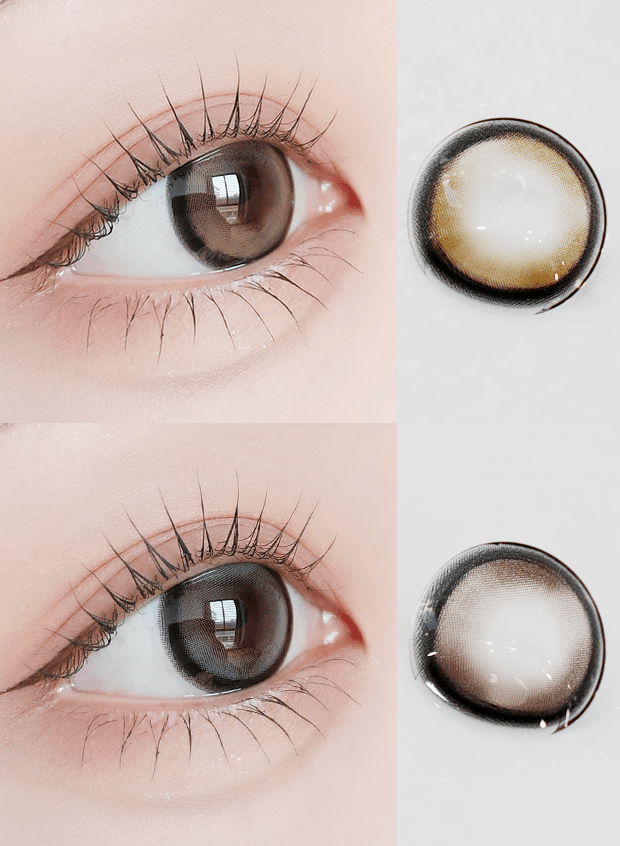 LensVery Silhouette3 Mega 1Day Melting Gray (10p)