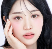 LensVery Sweetfy Brown colored contact lens, 13.3mm graphic diameter, Monthly wear