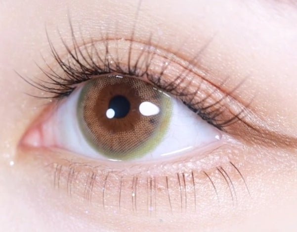 LensVery Taro Jeom Green (10p) colored contact lens, 13.2mm graphic diameter, Daily wear