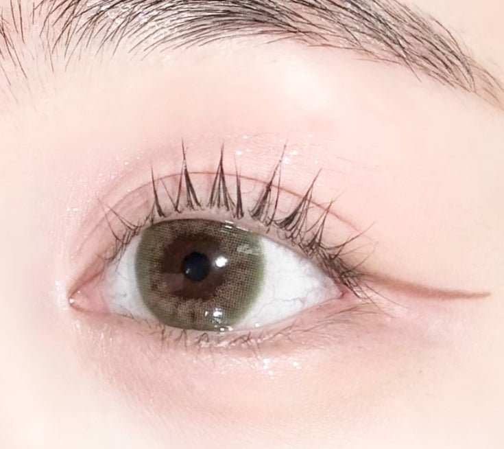 LensVery Taro Jeom Green (10p) colored contact lens, 13.2mm graphic diameter, Daily wear