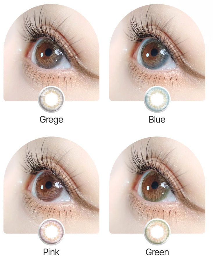 LensVery Taro Jeom Pink (10p) colored contact lens, 13.2mm graphic diameter, Daily wear