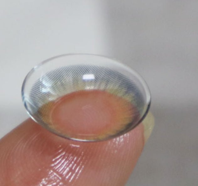 LensVery Vellica Blue colored contact lens, 13.0mm graphic diameter, Monthly wear