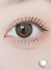 LensVery Vellica Blue colored contact lens, 13.0mm graphic diameter, Monthly wear