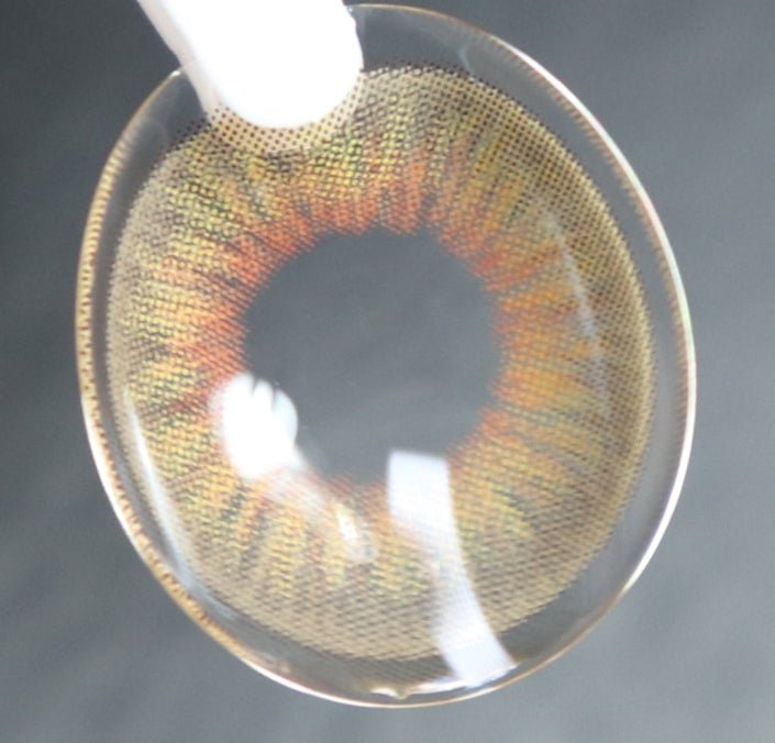 LensVery Vellica Brown colored contact lens, 13.0mm graphic diameter, Monthly wear