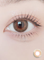 LensVery Vellica Brown colored contact lens, 13.0mm graphic diameter, Monthly wear