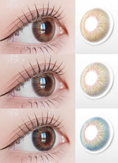 LensVery Vellica Brown colored contact lens, 13.0mm graphic diameter, Monthly wear