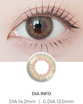 LensVery Vellica Gray colored contact lens, 13.0mm graphic diameter, Monthly wear