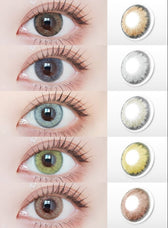 LensVery Wonder Eye Brown colored contact lens, 13.4mm graphic diameter, Monthly wear