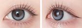 LensVery ZERO TURN Anndora Gray colored contacts - on-eye close-up and lens design