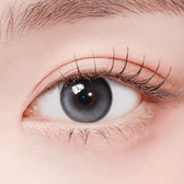 Odd I's M pure Moon Gray colored contact lens, 13.1mm graphic diameter, Monthly wear