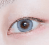Odd I's M pure Moon Gray colored contact lens, 13.1mm graphic diameter, Monthly wear