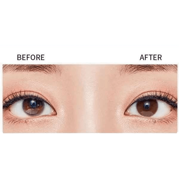 Olens Anna Sui Dolly Girl Tint Brown — contact lens appearance comparison