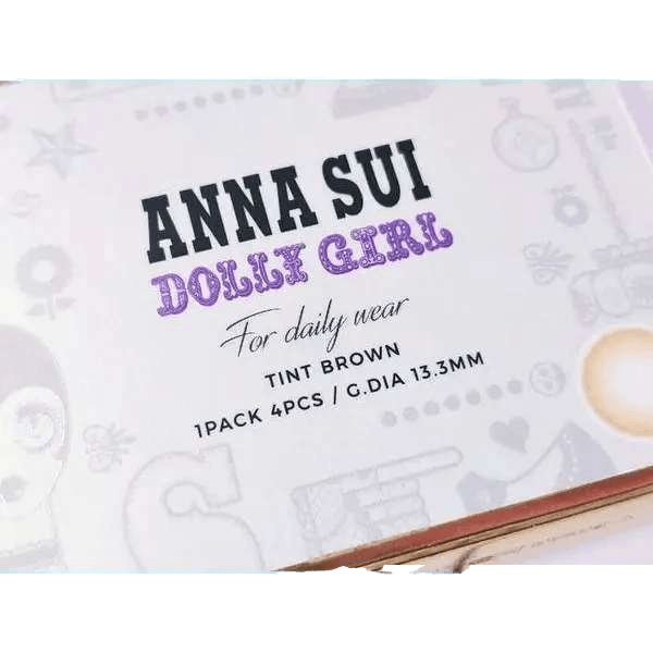 Olens Anna Sui Dolly Girl Tint Brown — contact lens packaging