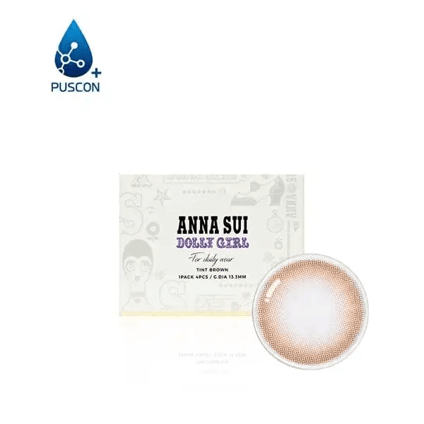 Olens Anna Sui Dolly Girl Tint Brown — contact lens packaging