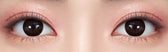 Olens Belita Mocha Choco colored contact lens, 13.8mm graphic diameter, Monthly wear