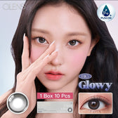 Olens Big Glowy 1Day Gray (10p) colored contact lens, 13.6mm graphic diameter, Daily wear