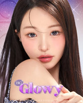 Olens Big Glowy 1Day Lavender Violet (10p) colored contact lens, 13.6mm graphic diameter, Daily wear