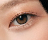 Olens Big Glowy 1Day Mocha Brown (10p) colored contact lens, 13.6mm graphic diameter, Daily wear
