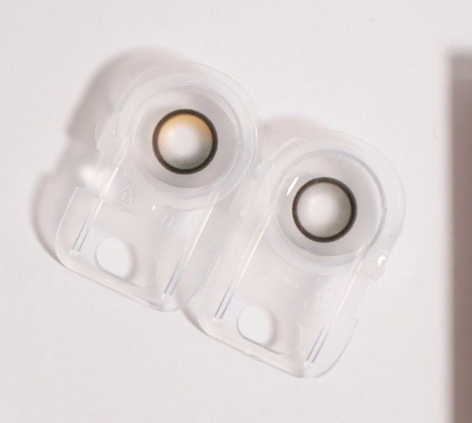 Olens Big Glowy 1Day Mocha Brown (10p) colored contact lens, 13.6mm graphic diameter, Daily wear