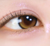 Olens Big Glowy 1Day Mocha Brown (10p) colored contact lens, 13.6mm graphic diameter, Daily wear