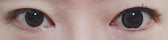 Olens Big Glowy Gray colored contact lens, 13.6mm graphic diameter, Monthly wear