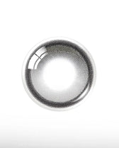 Olens Big Glowy Gray colored contact lens, 13.6mm graphic diameter, Monthly wear