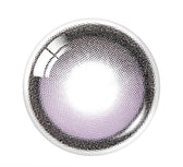 Olens Big Glowy Lavender Violet colored contact lens, 13.6mm graphic diameter, Monthly wear