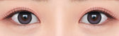 Olens Big Glowy Lavender Violet colored contact lens, 13.6mm graphic diameter, Monthly wear