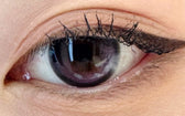Olens Big Glowy Lavender Violet colored contact lens, 13.6mm graphic diameter, Monthly wear