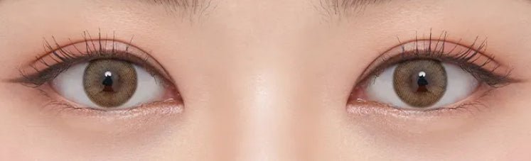 Olens Dear Brown colored contact lens, 13.0mm graphic diameter, 3-6 Months wear