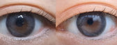Olens Dear Gray colored contact lens, 13.0mm graphic diameter, 3-6 Months wear