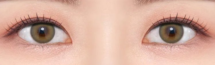 Olens Ending Olive (10p) colored contact lens, 13.2mm graphic diameter, Daily wear