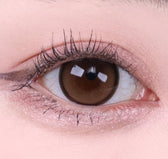 Olens EOTD Mocha Brown colored contact lens, 13.8mm graphic diameter, Monthly wear