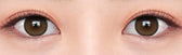Olens EOTD Mocha Brown colored contact lens, 13.8mm graphic diameter, Monthly wear