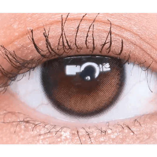 Olens Eyelighter Glowy 1Day Black (10p) colored contact lens, 13.1mm graphic diameter, Daily wear