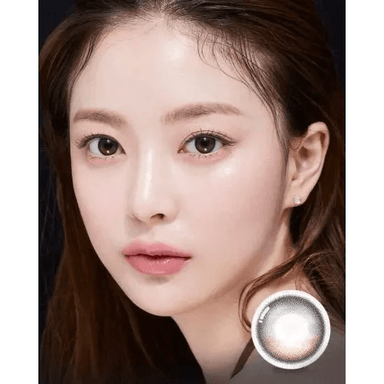 Olens Eyelighter Glowy 1Day Black (10p) colored contact lens, 13.1mm graphic diameter, Daily wear