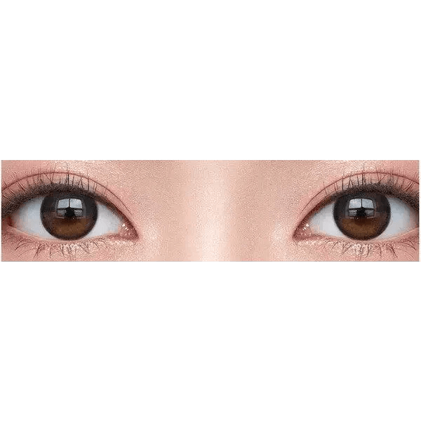 Olens Eyelighter Glowy 1Day Black (10p) colored contact lens, 13.1mm graphic diameter, Daily wear