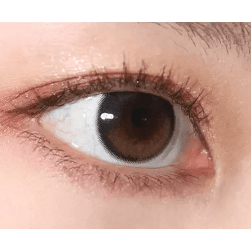 Olens Eyelighter Glowy 1Day Black (10p) colored contact lens, 13.1mm graphic diameter, Daily wear