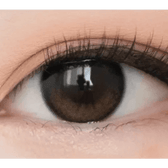 Olens Eyelighter Glowy 1Day Black (10p) colored contact lens, 13.1mm graphic diameter, Daily wear