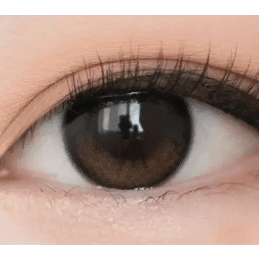 Olens Eyelighter Glowy 1Day Black (10p) colored contact lens, 13.1mm graphic diameter, Daily wear