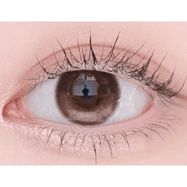 Olens Eyelighter Glowy 1Day Brown (10p) colored contact lens, 13.1mm graphic diameter, Daily wear