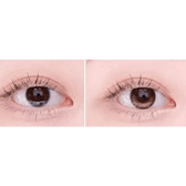 Olens Eyelighter Glowy 1Day Brown (10p) colored contact lens, 13.1mm graphic diameter, Daily wear